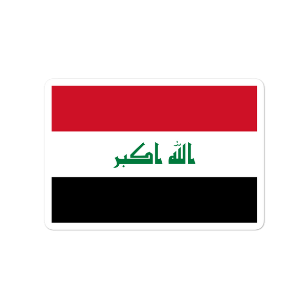 Buy Flag of Iraq - Die cut stickers - StickerApp