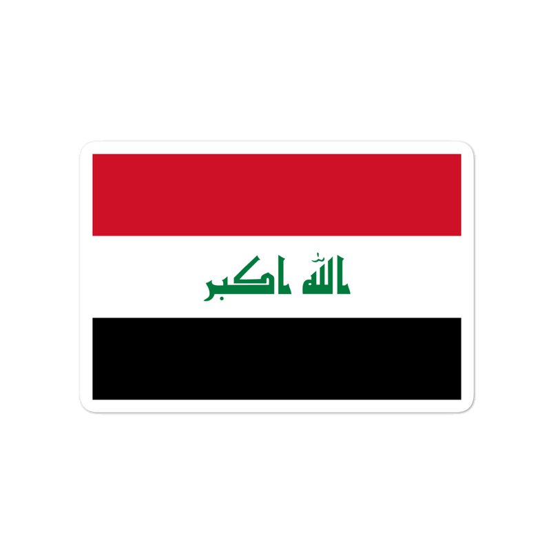 Iraqi Flag Sticker